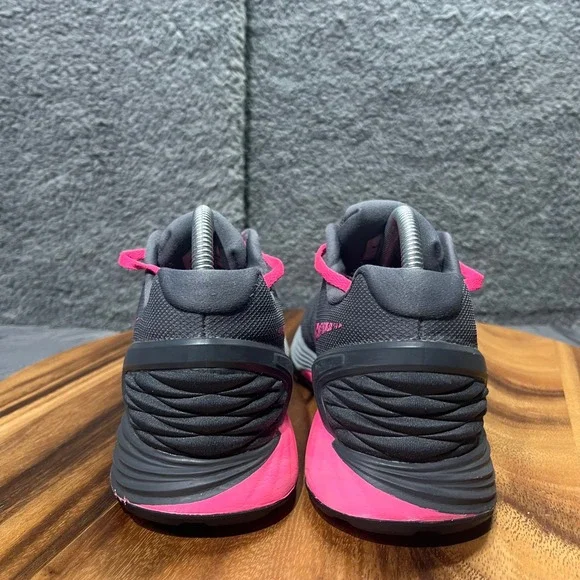 Nike LunarGlide 6 Women's Running Shoes Dark Gray Pink Athletic Sneakers Size 9 - Picture 7 of 12